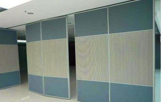 Light Weight Office Partition Walls / Aluminum Frame Folding Partition Walls with Doors