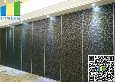 China Mobile Room Dividers Sliding Wall Dividers Fabric Melamine 217 Inch for sale
