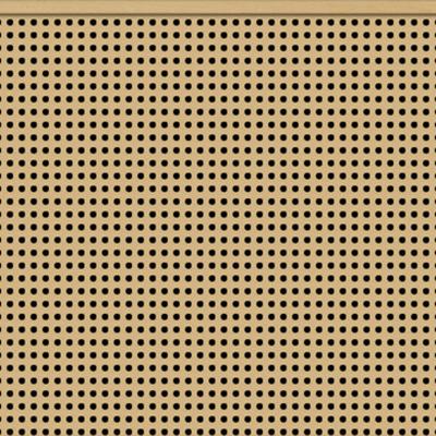 China Wooden Perforated Studio Room Ceiling Acoustic Panel MDF Sound Reflecting for sale