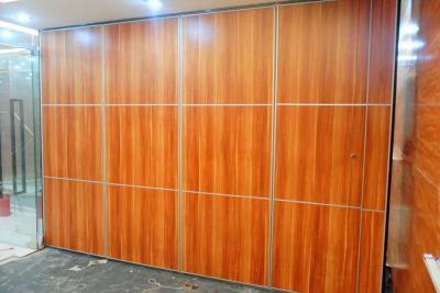 China India Folding Sliding Movable Partition Walls 500mm Panel Width Malaysia Design for sale