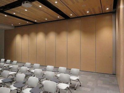 China Folding Sound Proof Room Dividers For Auditorium / Acoustic Operable Partitions for sale