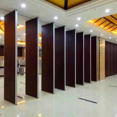 China Sound Proof Movable Partition Wall , Operable Sliding Folding Wall Dividers For Wedding Hall for sale