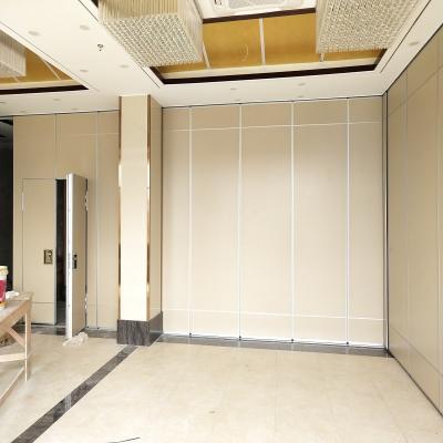 China Philippines Operable Wall System Wood Sliding Folding Acoustic Partitions For Conference Hall for sale