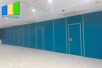 China Function Hall Foldable Acoustic Partition Panels With Moveable Pass Door for sale
