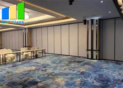 China Soundproof Partition Wall Sliding Folding Movable Partitions For Restaurant for sale