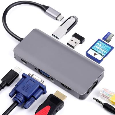 China Multifunction Multiple USB C Hub for sale