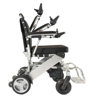 China Handicapped Travel Lightweight Folding Electric Wheelchair for sale