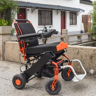 China ISO Lightweight Folding Electric Wheelchair 100KG Load 150W X 2 Power for sale