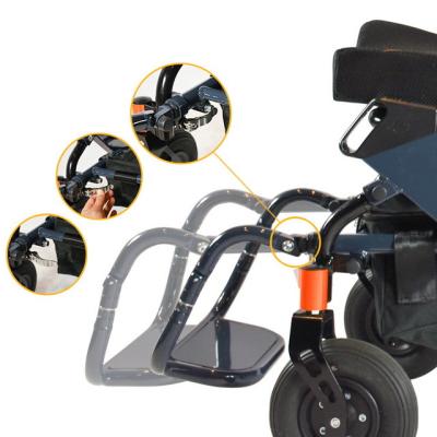 China Lithium Battery Collapsible Electric Wheelchair Aluminum Alloy for sale