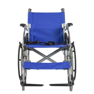 China OEM Folding Aluminum Alloy Frame Lightweight Manual Wheelchair for sale