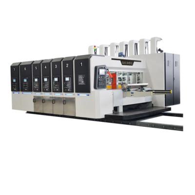 Китай High Definition Cardboard Box Flexo Printer Slotter Die Cutter Machine Automated продается