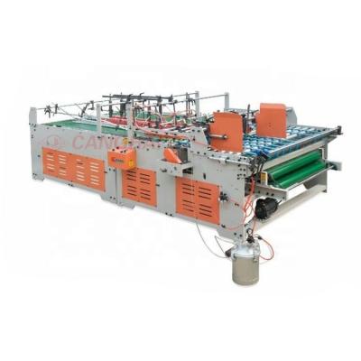 China Lock bottom Glue Folding Corrugated Carton Box Machine en venta