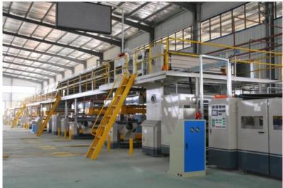 China 380v Corrugated Cardboard Production Line Automatic 50hz High Speed for sale
