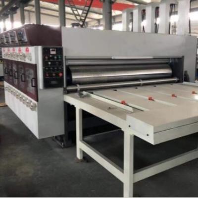 China 11.5kw Flexo Printing Rotary Slotting Machine Carton Chain Feeder for sale