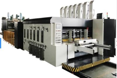 China Línea completamente automática del pegamento de Slotter Die Cutter de la impresora bicolor acanalada de la caja 2m m Flexo en venta