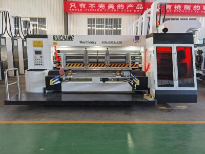 China Máquina do cortador da caixa 180pcs/Min Flexo Printer Slotter Die da caixa do CE à venda