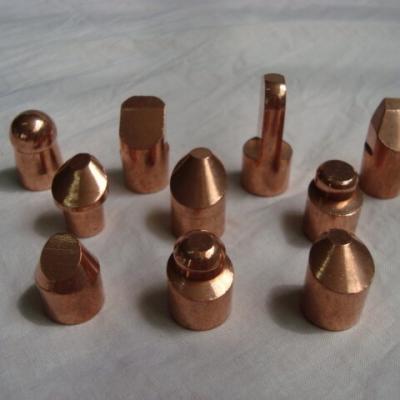 China CuBe2 170HB Spot Welding Copper Electrodes Tips R.W.M.A Class 3 for sale