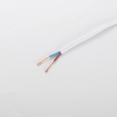 China Flameproof Twin Core Flat Wire Power Cord Copper Core for sale