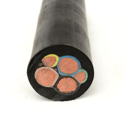 Китай Многожильное износоустойчивое гибкого кабеля TRS резиновое обшитое жаропрочное продается