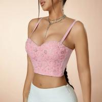 Quality Summer strapless chest beauty back corset tops sexy vest short bra corset for sale