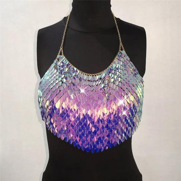 Quality Sequin Bustier body chain for sale