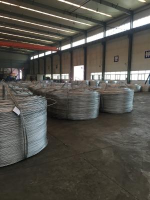 中国 99.5% purity Al Aluminum Wire Rod ASTM B 233 Standard For Cable application 販売のため