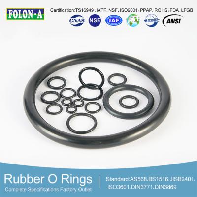 China Temp FKM O Rings Resistant To Oils And Solvents Excellent UV Resistance -40C To 280C for sale