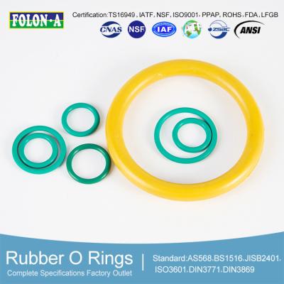 China Round NBR O Rings 70-90 Shore A Good Wear / Chemical Resistance Pressure Resistant 40 Bar for sale