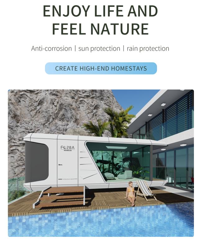 High-end sunroom and homestay -Space Capsule House