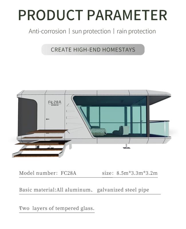 High-end sunroom and homestay -Space Capsule House