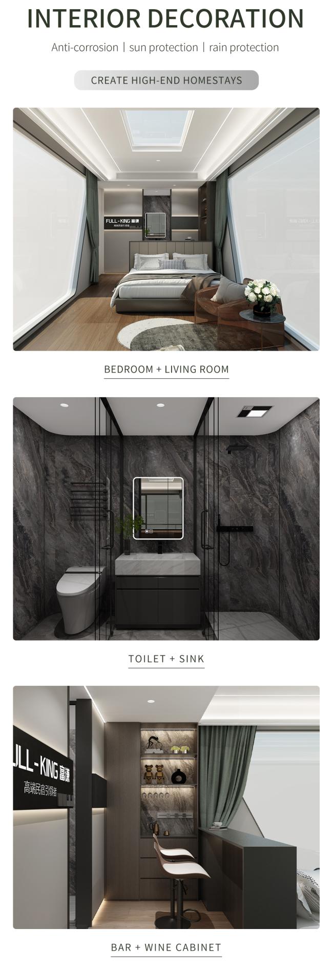 High-end sunroom and homestay -Space Capsule House