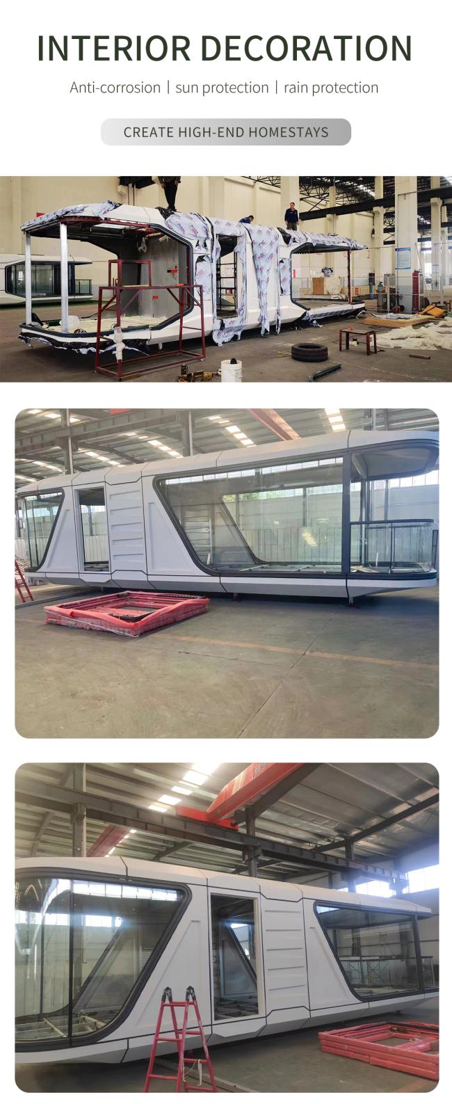 High-end sunroom and homestay -Space Capsule House
