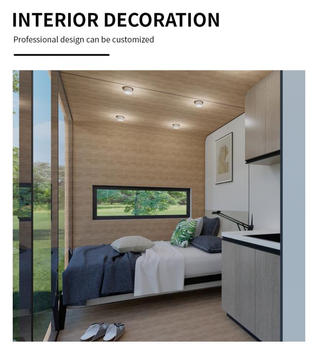 Chinese Luxury modern modular prefabricated tiny mobile homes prefab houses with modern design cheap price