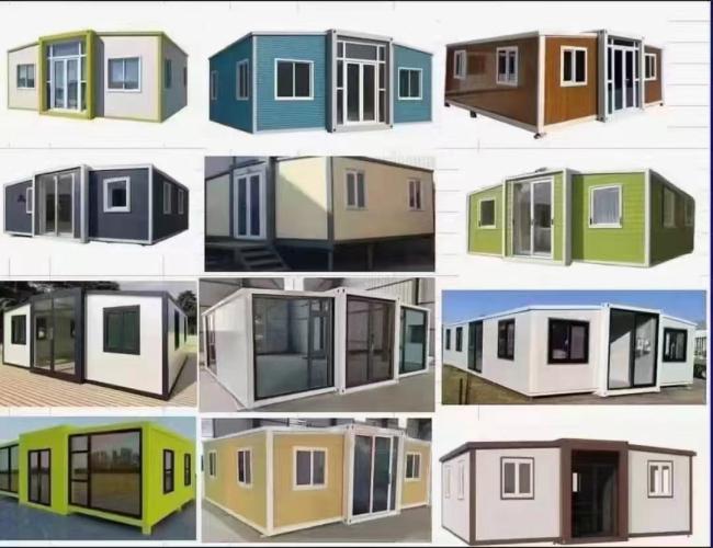 2023 New Design Easy and Fast Install Container Folding House Prefab House Luxury Prefab Home for Sale 3D Model Office Modern