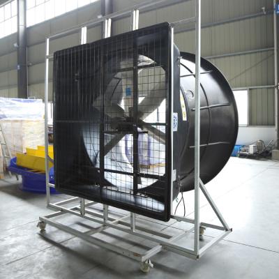 China PMSM Motor Wind Powered Exhaust Fan Livestock Cooling Fans High Airflow Capability for sale