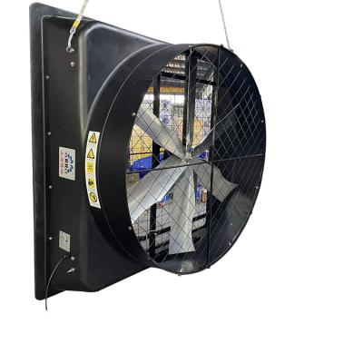 China 72 pulgadas de salida recta de granel ventilador de presión negativa sin soplador ventiladores de ventilación de aves de corral en venta