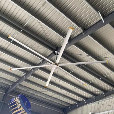 Chine Ventilateur de plafond industriel de 24 pieds avec rotor externe magnétique permanent moteur CC sans balai à vendre