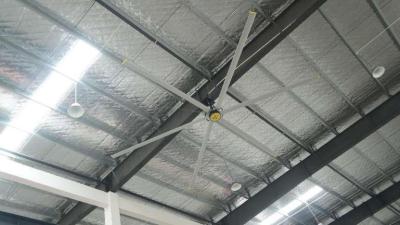 China 6-Blade 1500W Industrial Ceiling Fan Powerful 3-Phase Motor 1000m² Coverage Area à venda