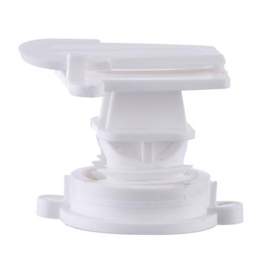 China White Color Electric Fence Insulators Plastic Screw On Round Post Insulator for sale