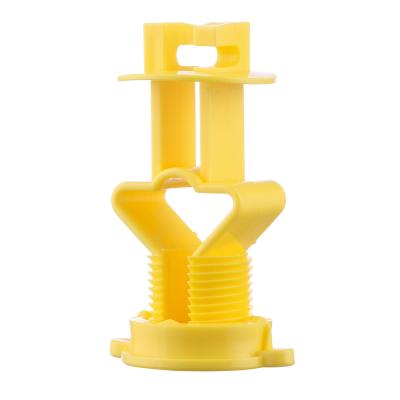 China HDPE Electric Fence Screw Tight T Post Electric Fence Insulator  Impact Resistant for sale