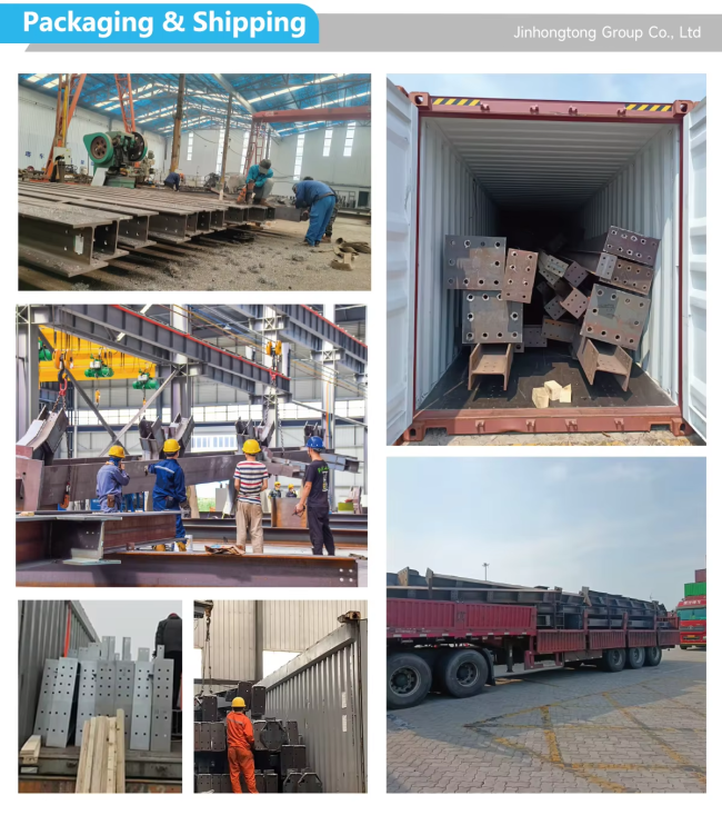 Packaging and shipping specifications for steel structures