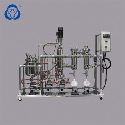 China Electric Stainless Steel Wiped Film Molecular Distillation Short Path Equipment for sale