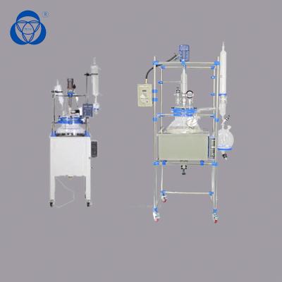 中国 球形の化学ガラス リアクター高圧実験室の実験室重合リアクター 販売のため