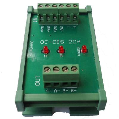 China Converter of Open Collector HTL 24v into Differential TTL 5v Signal 2 Ways Universal for sale