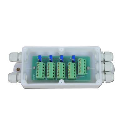 China 4 Way weighing sensor Load Cell Summing Junction Box Plastic Enclosure for Platform Scale for sale