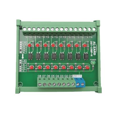 China TTL  HTL Signals Converter Terminal Blocks Board 8 Ways For PLC NPN or PNP 1.8V 3.3V 5V 12V 24V Input for sale