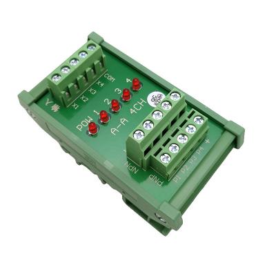 China Logic Level Polarity Interchange Converter of PLC NPN and PNP Sqare Wave Signal 4 Ways for sale