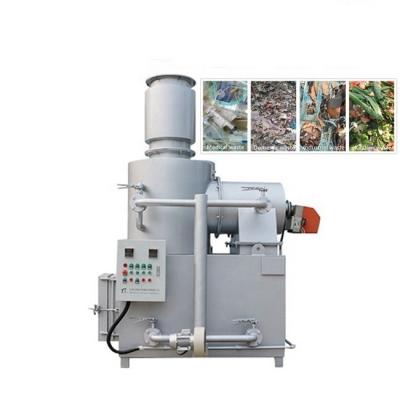 China Silver Grey 500L/H Waste Shredder Incinerator for Safe and Sustainable Waste Management for sale
