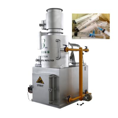 China 750L/H Capacity Medical Waste Incinerator Smokeless Solution for Waste Treatment for sale