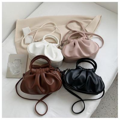 Elegant Stylish Accessories Fold Cloud Women's Handbags in Fashionable Trendy Style